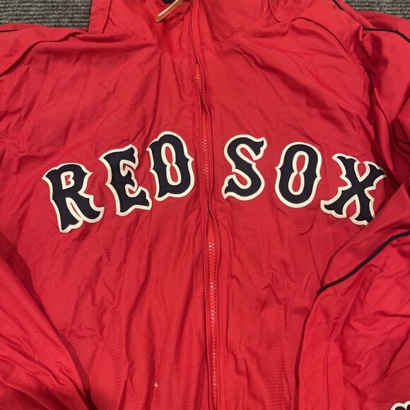 Vintage Boston Red Sox Jacket Mens Large  Majestic MLB Authentic Collection - Picture 2 of 7